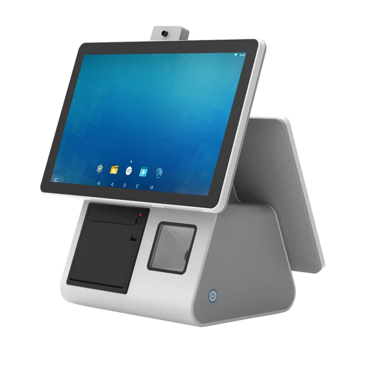 Hot Selling Dual Touch Screen 10.1 Adroid 11 Nfc Pos System Tablet Pos With Printer For Restaurant-133015