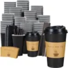 Vaso de papel negro SKU-2