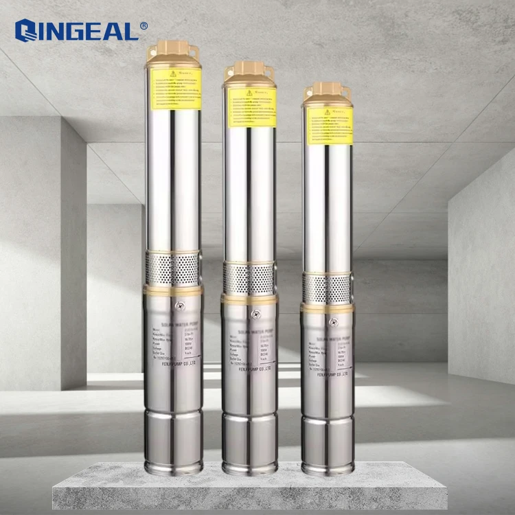 Good Quality Deep Well Multistage Submersible Pump 3hp Single Phase Submersible Pump Vertical Submersible Pump