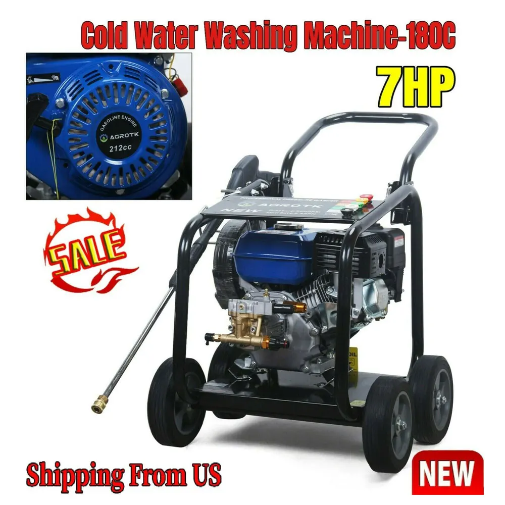 3000psi High Pressure Washer Cold Water Cleaner Industrial Washing