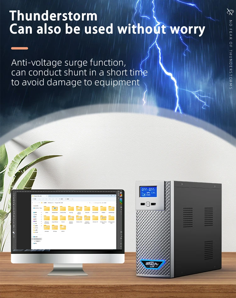 Ups Uninterruptible Power Supply 1500va Office Computer Printer Monitoring Emergency Backup