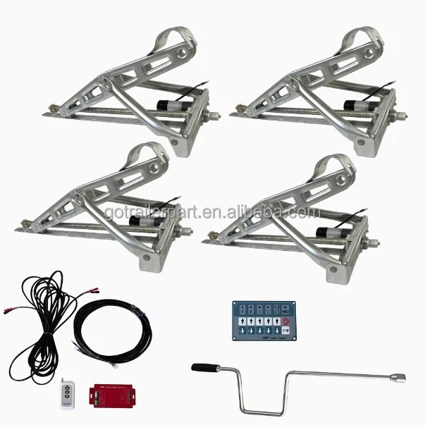 12V Electric C-Style Stabilizer Jack Stand - Heavy-Duty RV & Caravan ...