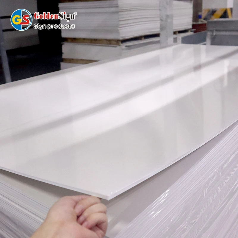 Goldensign 4x8 PVC Foam Board Signs 2mm 18mm White Pvc Free Foam Sheet Forex Foam Pvc Board