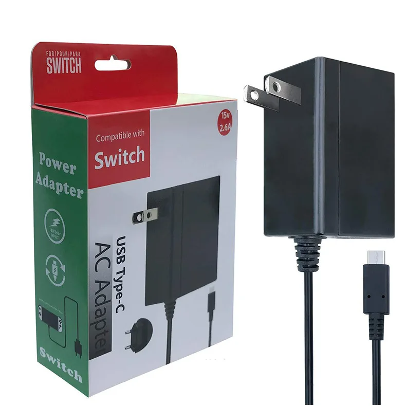 Wholesale Type-c Fast Adapter Wall Charger Supply for Nintendo Switch 5V 1.5A/15V 2.6A From