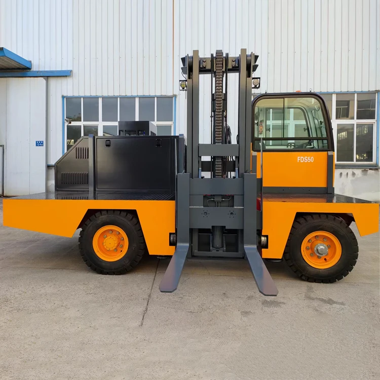 Runtx Engine 8 Ton 10 Ton Electric Side Loader Forklift Side Loading Forklift Truck with Hydraulic Positioner