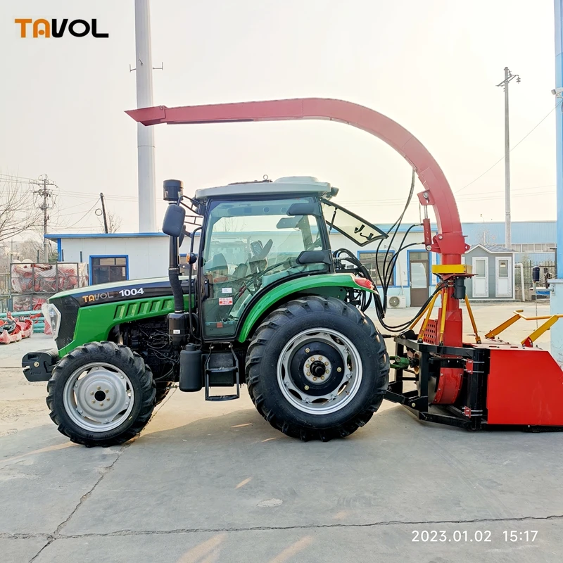Tractor Rops Cabin 4WD Farm Tractors with ROPS Cabin & Front Loader in China