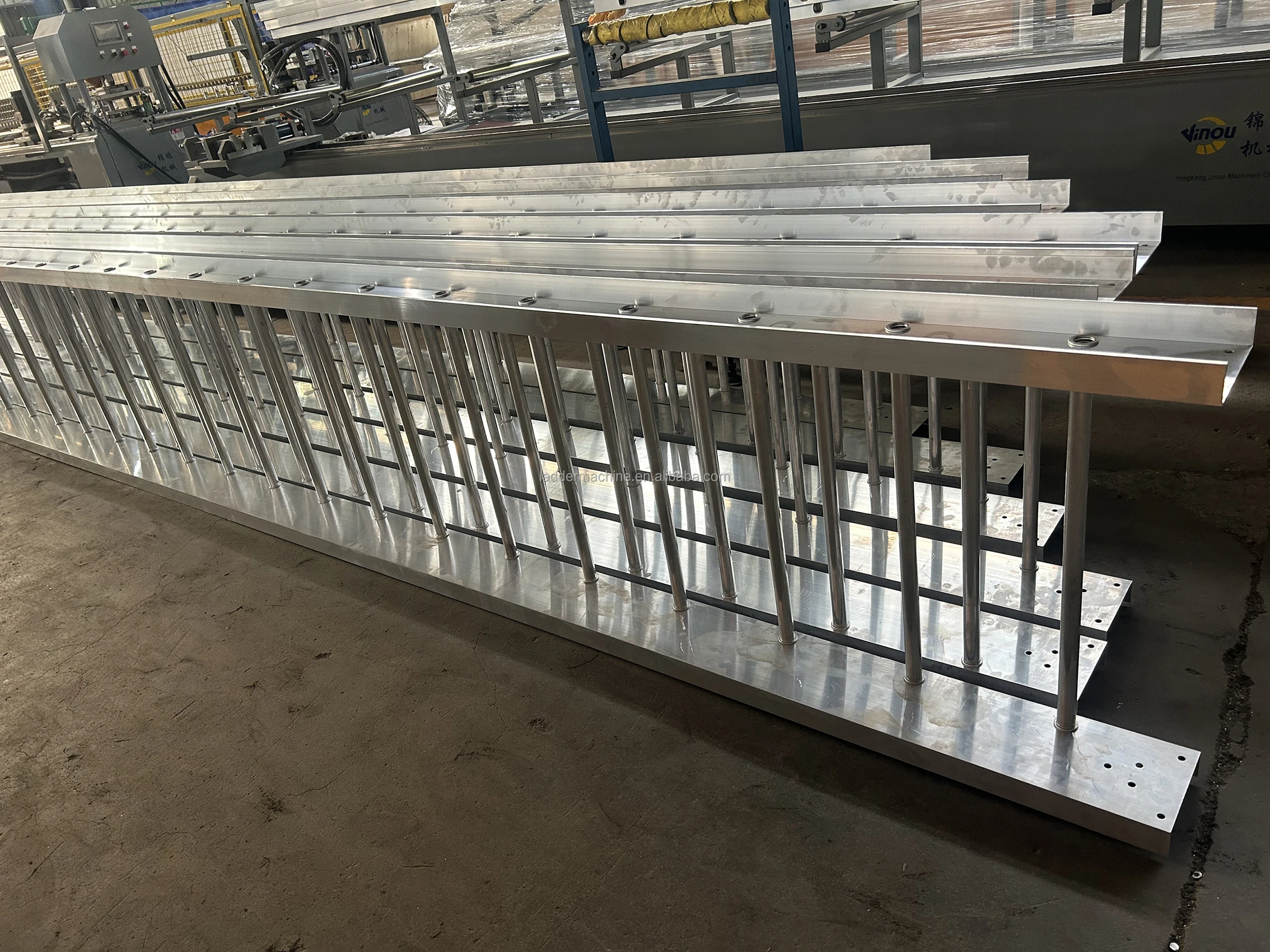 Aluminium Electrical Cable Ladder Making Machine With Vertical Down ...