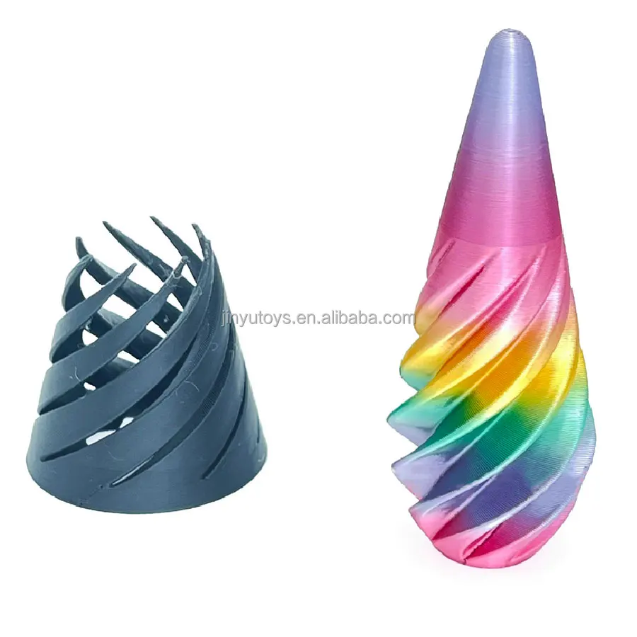 3PCS Impossible Cone, 3D Imprimé Spiral Cone Fidget Toy, Impossible