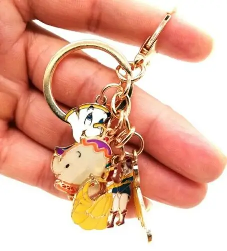 Beauty And The Beast Princess Keychain Cartoon Keychain Key Ring Sa4052 Buy Beauty And The Beast Keychain Cartoon Keychain Keychain Product On Alibaba Com