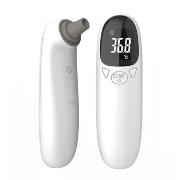 Electronic Medical Contact Infrared Ear Thermometer Temperature Gun With Fever Alarm