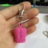 พวงกุญแจหัวมงกุฎสี (สีแดงกุหลาบ)