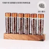 โครงสร้างไม้วอลนัททรงสูง 6 รู พร้อมกระจกและกรวย