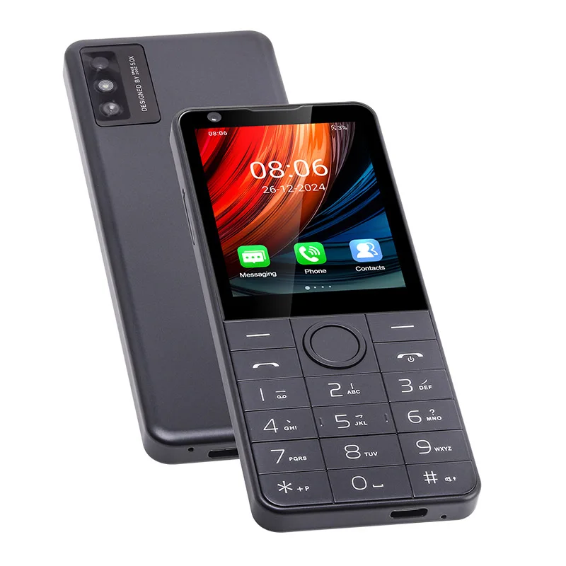 Telefone com Teclado DOOV R77 PRO 4G com Android 13, Tela Touch HD