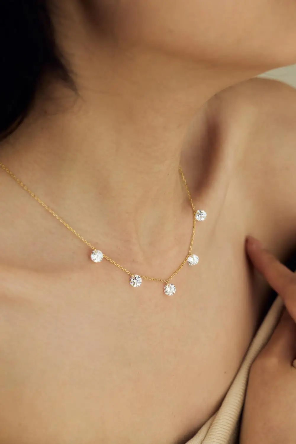 KAKODIY Luxury 925 Sterling Silver Wedding Jewelry Pendant Necklace for Women detail 4