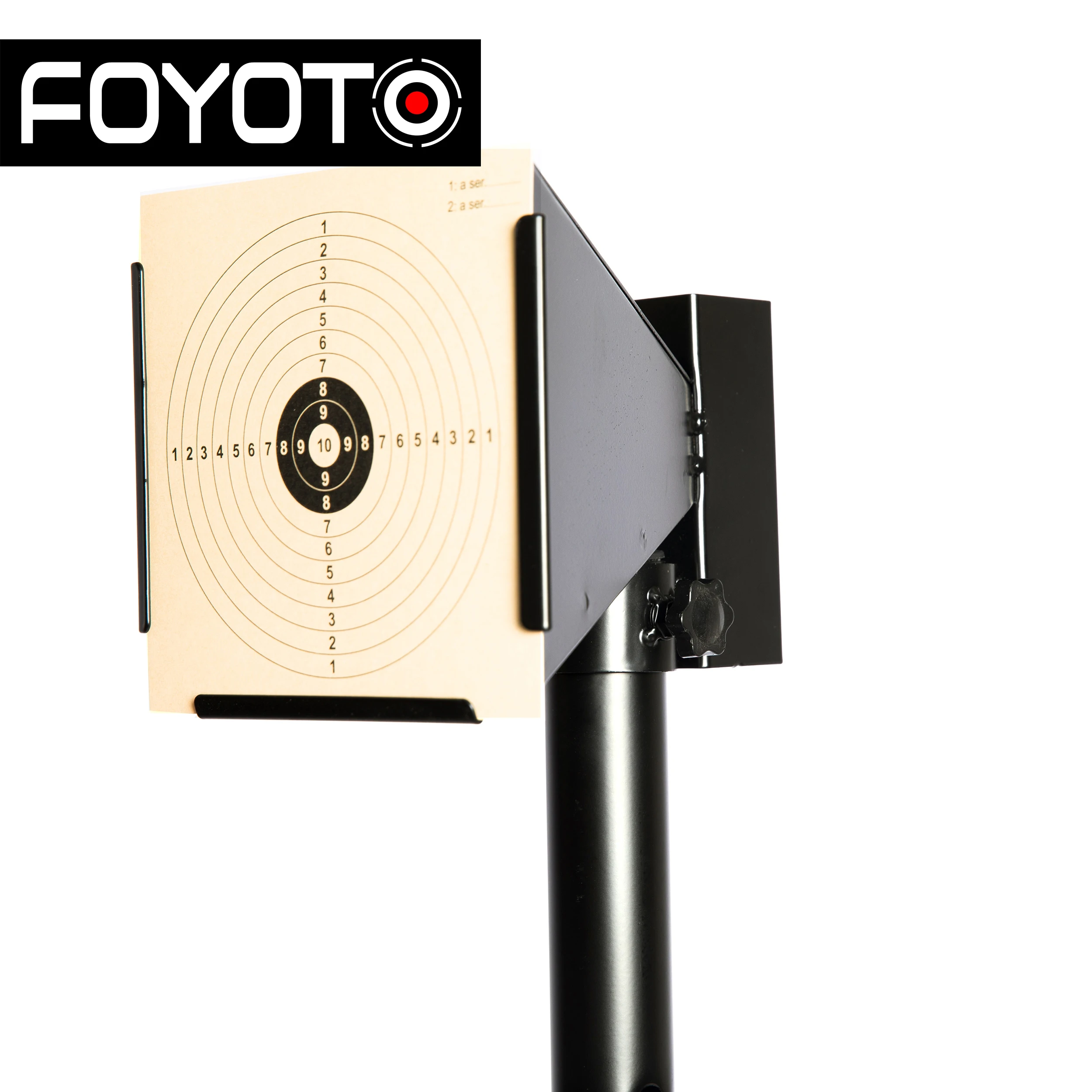 Target Holder 14 * 14cm + 100 Targets Air Rifle Pellet Trap