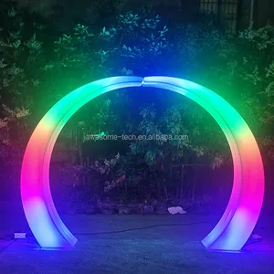 Wholesale IP65 Waterproof Curved LED Arch Lights Color-Changing Design for Landscape Garden Holiday/Party/Backyard Decoration