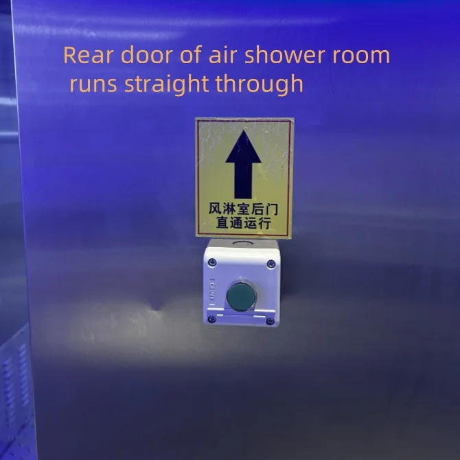 Cleaning equipment for food industry Stainless steel clean room intelligent air shower