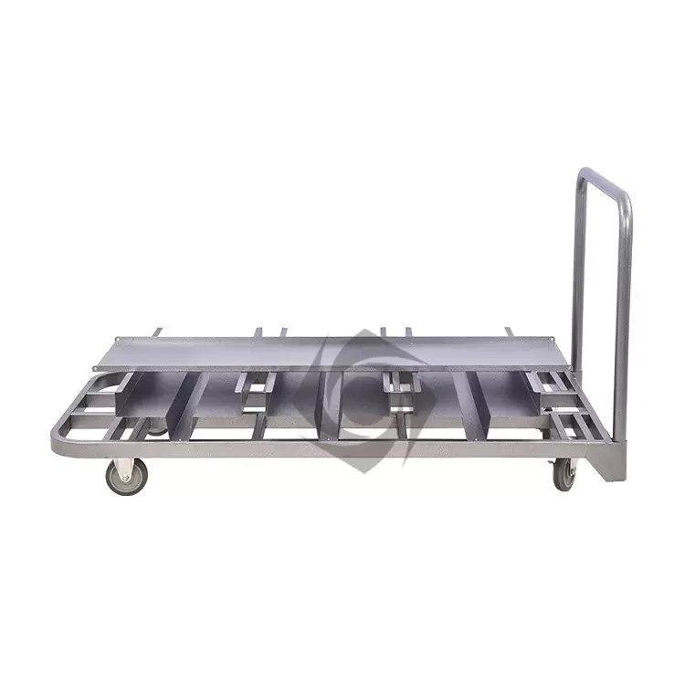 Stanchion with Deluxe Storage Cart 18pcs Posts Storage Cart Post Trolley