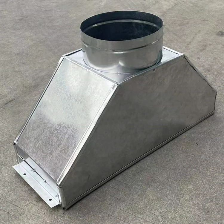 Galvanized White Iron Sheet Air Duct Supply Box Central Air