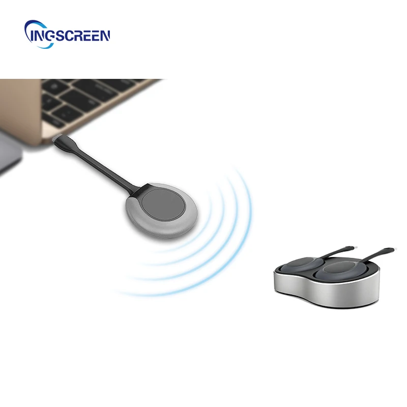 INGSCREEN New Material Screen Share Wireless Wifi Display Dongle for Interactive Panel Computer