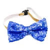 Navy blue bow
