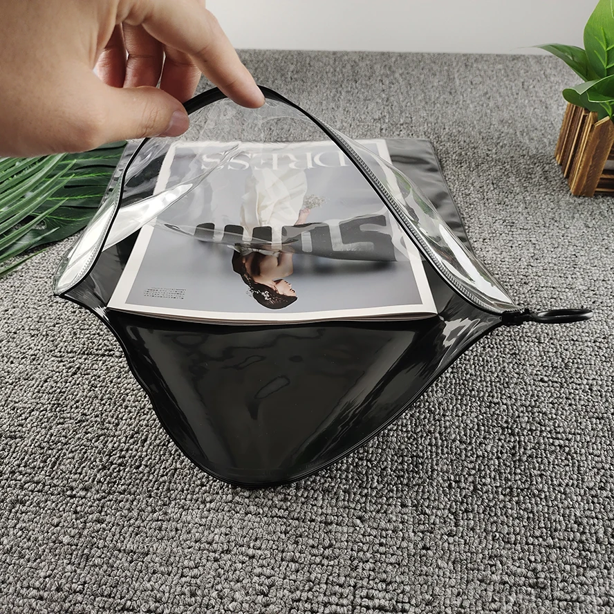 Pvc Matte / Frosted Plastic Ziplock Custom Packaging Bags Biodegradable With Logo 3