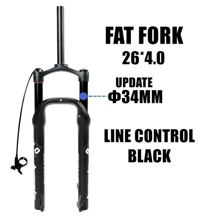 Himalo Fat Bike Forks Suspension Air Fork 26" 4.0" Air Line/hand