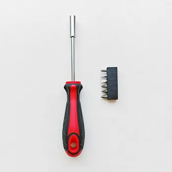 6 in 1 multi bit screwdriver magnetic nut screw bit holder hand tool kit interchangeable screwdriver bit