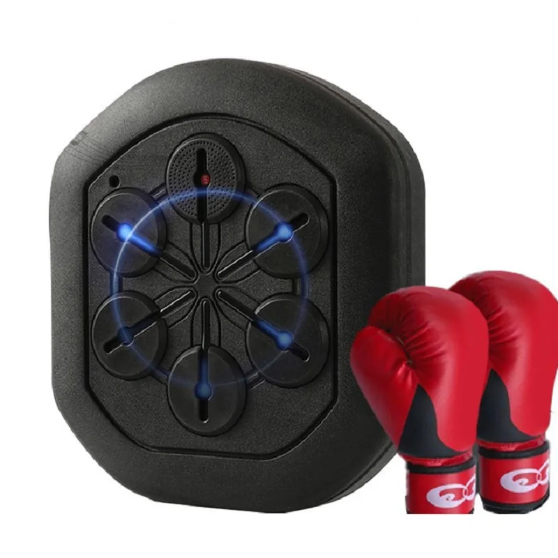 Boxing machine Electronic Boxing Machine Liteboxer Wall Mounted Boxing  Workout, Smart Music Boxing Training Machine with Boxing Gloves Bluetooth