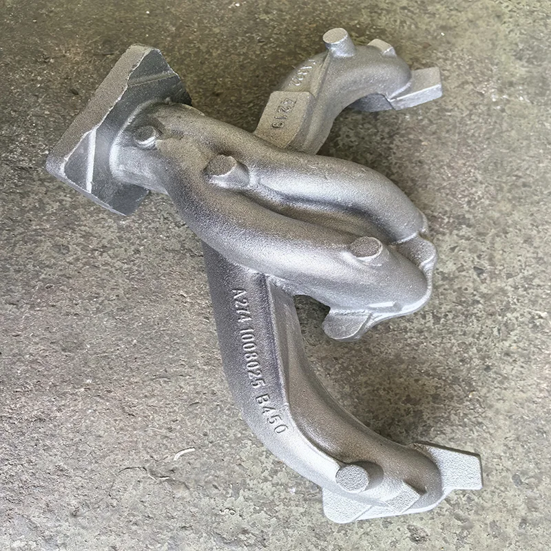 Niestandardowy kolektor ssący z żeliwa szarego zaprojektowany specjalnie dla silnika wysokoprężnego 4-cylindrowego