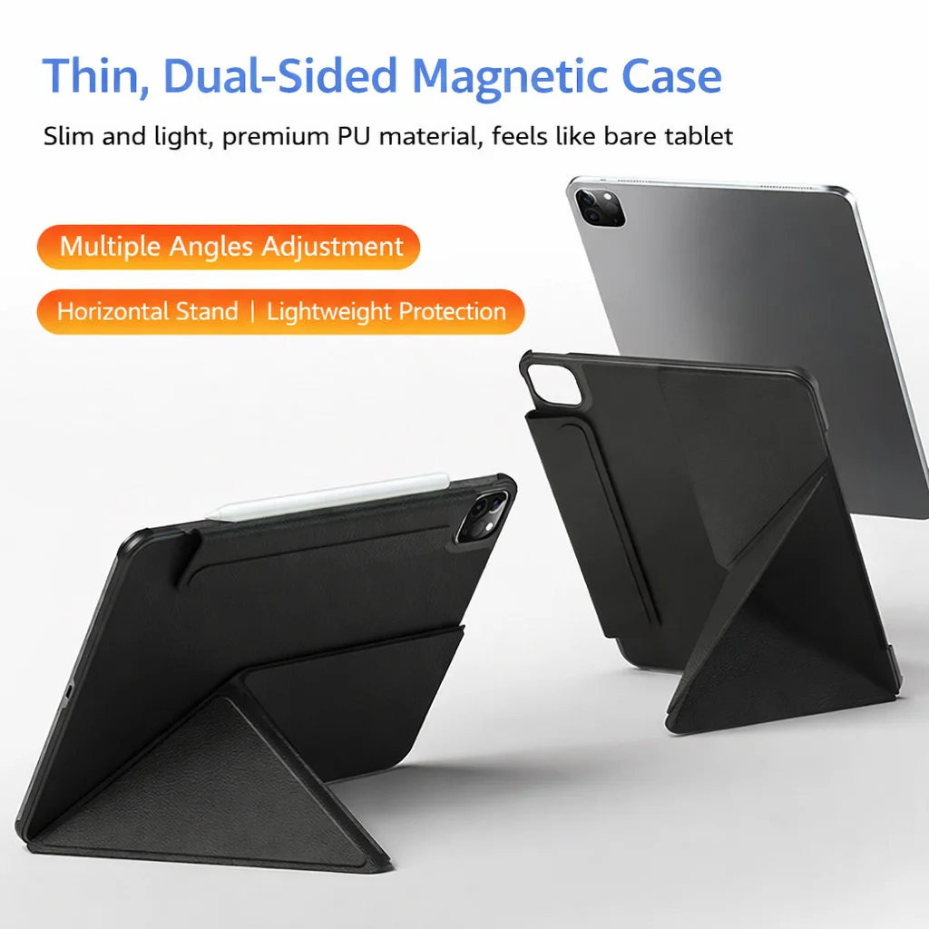 product factory wholesale customization tablet protect case for ipad magnetic multi angle laudtec-6