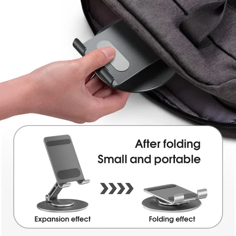 Ergonomic Folding Cell Phone Stand Adjustable Portable