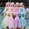 Large size 60cm blinking music-music fat baby mermaid
