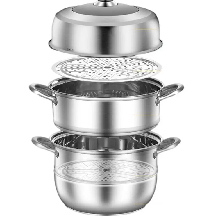 big stainless steel steamer