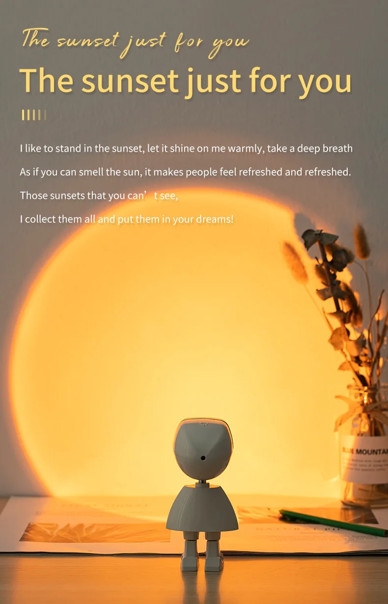 product internet celebrity astronaut night light bedroom sunset red atmosphere light astronaut projection light-38