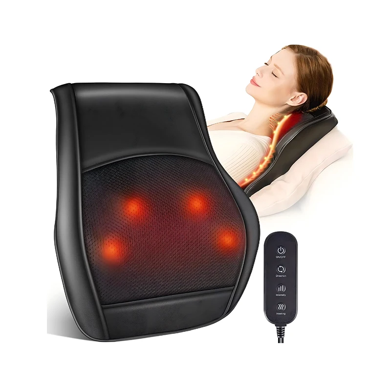 Phenitech Massager for Neck and Back 3D Kneading Massage Pillow for Body Pain Relief Stress Relax at Home Office