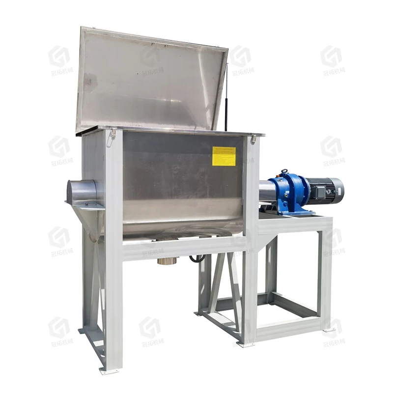 100kg Stainless Steel Ribbon Mixer Powder Mixer With Packing Single