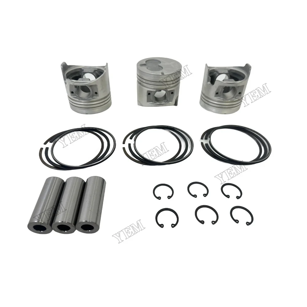 For Isuzu 3LD1 Piston Kit With Ring Set Repair Part
