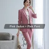 Two-Piece Pink Suit