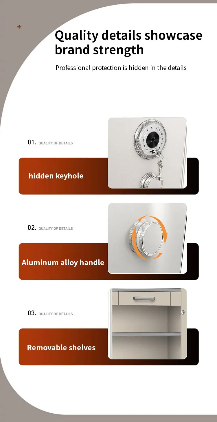 product ceqsafe tuya app wifi biometric fingerprint digital safe box heavy security steel money electronic safes for home office hotel858-13
