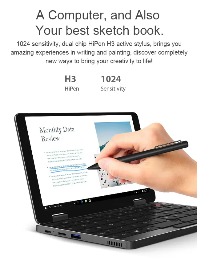 CHUWI MiniBook Laptop 8 inch IPS 1920 x 1200 Intel Celeron J4125 6GB+128GB  Thin and Light Portable Pocket Mini Tablet Notebook| Alibaba.com