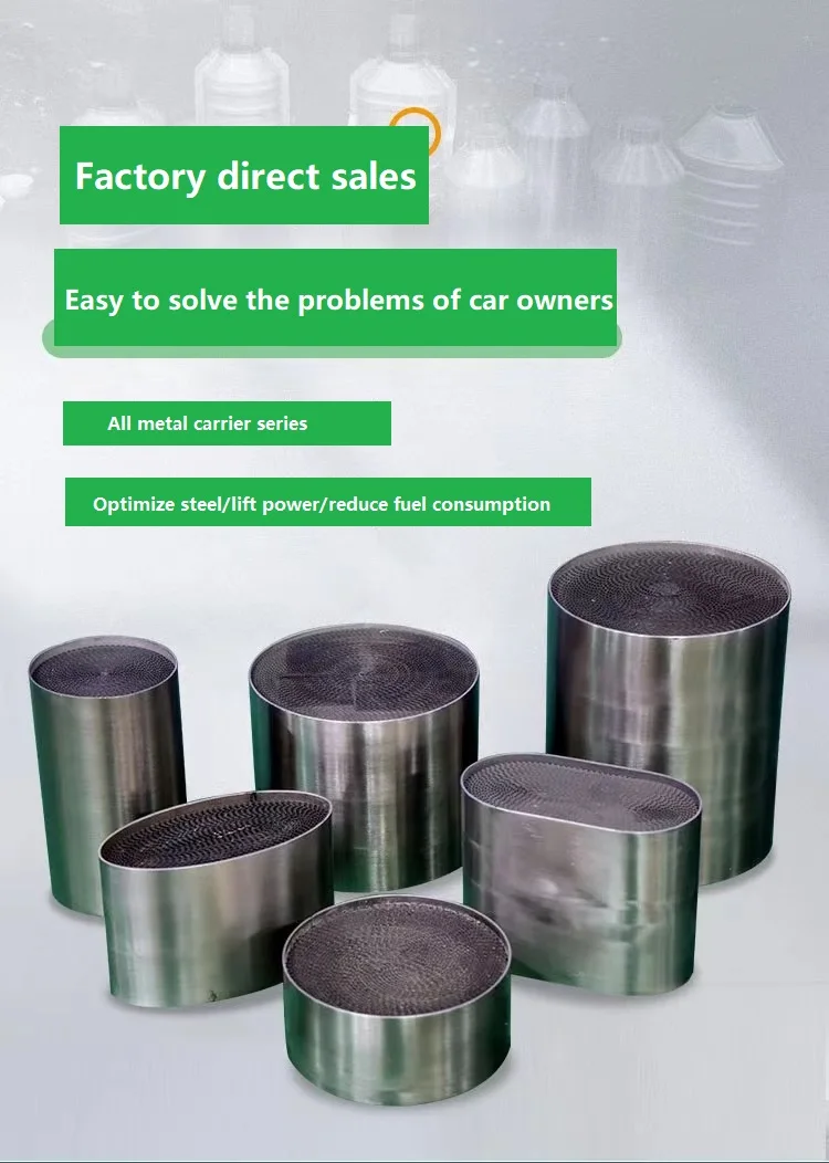 Metal Catalyst Substrate With Pt Pd Rh Washcoat For Car