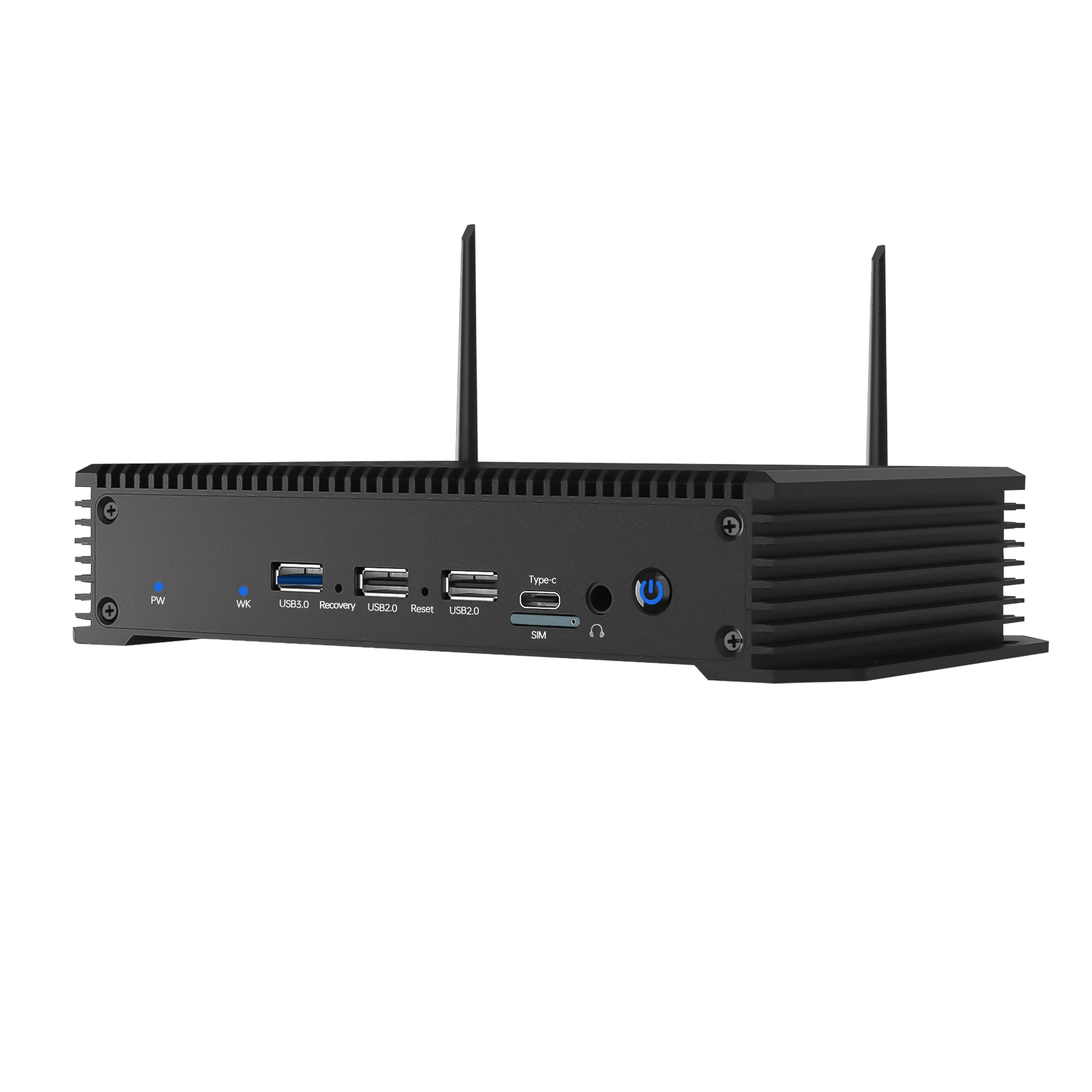 Industrial Edge Computing Box Dual Band Wifi 61000M Rockchip RK3576 DDR5 8GB RAM 128GB ROM 8K4K Linux Android 14 Ai Edge Box