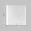 Valla telescópica para mascotas pequeña blanca-78*110cm