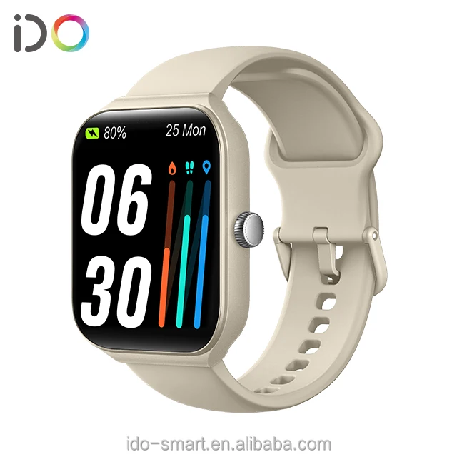 IP68 Waterproof Smart Watch with Heart Rate Monitor & Music