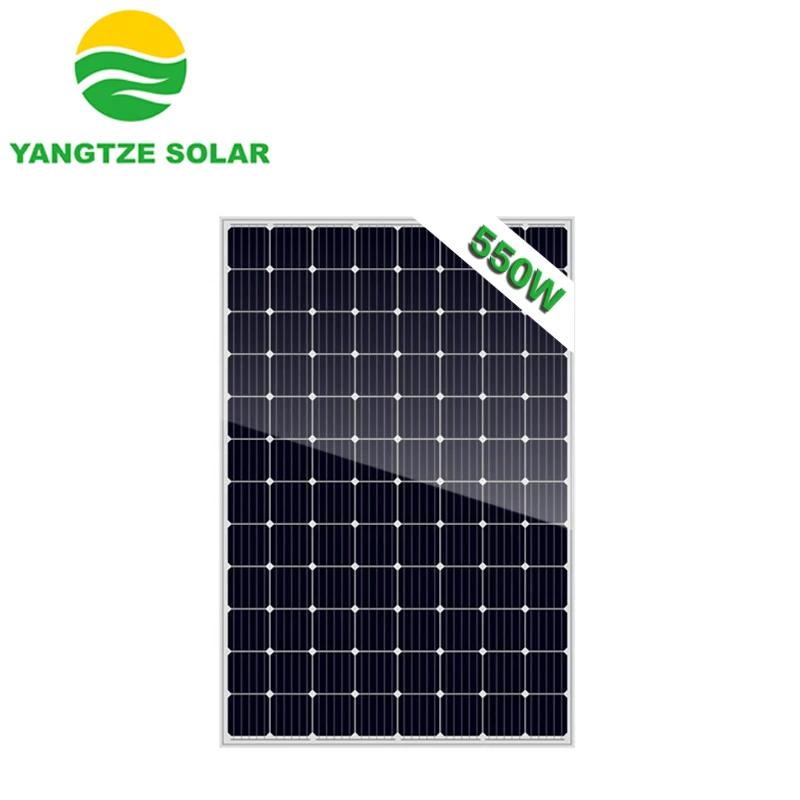 Wholesale price Yangtze highest watt 550w monocrystalline solar panel