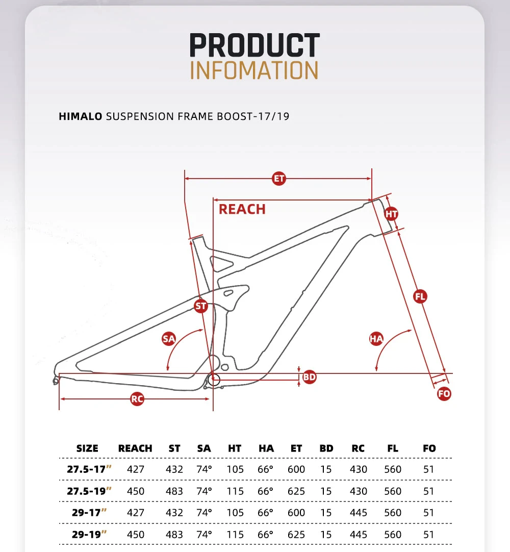 Aluminium Alloy Mtb Frame Full Suspension Boost Frame Trail Enduro 148