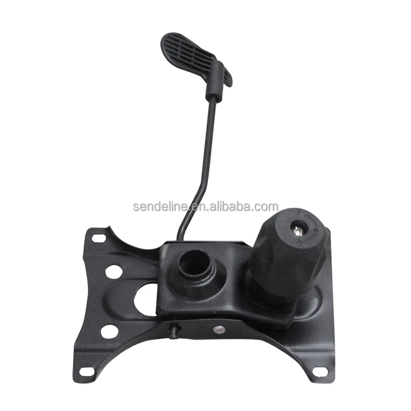 Steel Office Chair Mechanism with 245X175mm Specification and 150X215mm Installation Spray Black Surface