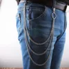 White K double-layer trouser chain