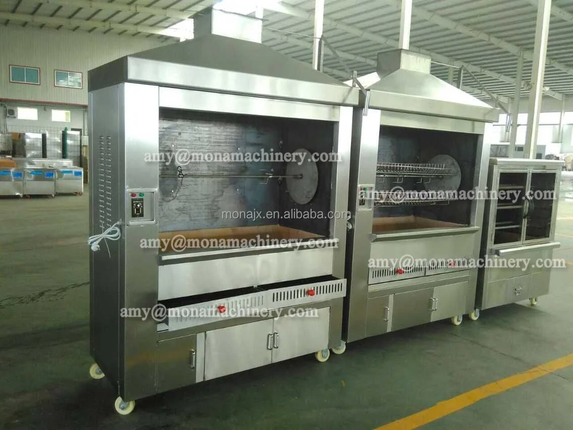 Peruvian Style Rotisserie Chicken Machine Charcoal Rotisserie Grill